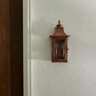 Orynth Vintage Solid Brass Wet Rated Lantern Sconce Orynth Vintage Solid Brass Wet Rated Lantern Sconce