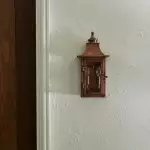 Orynth Vintage Solid Brass Wet Rated Lantern Sconce
