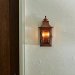 Orynth Vintage Solid Brass Wet Rated Lantern Sconce
