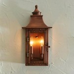 Orynth Vintage Solid Brass Wet Rated Lantern Sconce