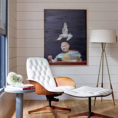 Kimaya Mulberry Floor Lamp