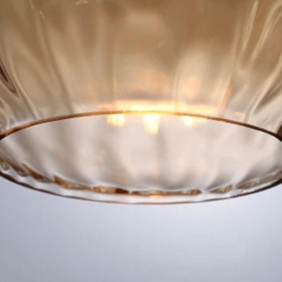 Uranix Cone Shape Water Ripple Glass Pendant Light Uranix Cone Shape Water Ripple Glass Pendant Light