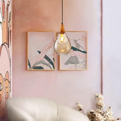 Uranix Cone Shape Water Ripple Glass Pendant Light Uranix Cone Shape Water Ripple Glass Pendant Light
