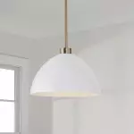 Ylarix ‎Minimalist Dome Metal Pendant Light