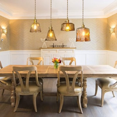 Cyralix Brass Coffee Water Ripple Glass Pendant Light Cyralix Brass Coffee Water Ripple Glass Pendant Light