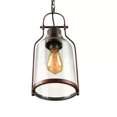 Eryxis Industrial Vintage Iron Glass Jar Pendant Light Eryxis Industrial Vintage Iron Glass Jar Pendant Light