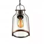 Eryxis Industrial Vintage Iron Glass Jar Pendant Light Eryxis Industrial Vintage Iron Glass Jar Pendant Light