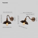 Arion Vintage Gooseneck Outdoor Wall Mounted Light