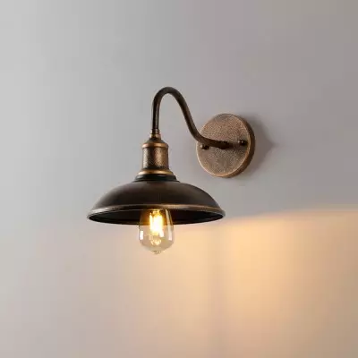 Arion Vintage Gooseneck Outdoor Wall Mounted Light Arion Vintage Gooseneck Outdoor Wall Mounted Light