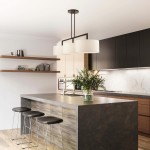 Glythar Black 3 Light White Fibric Drum Shades Linear Chandelier