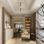 Hyrion Mini Wood And Stone Cylinder Ceiling Light