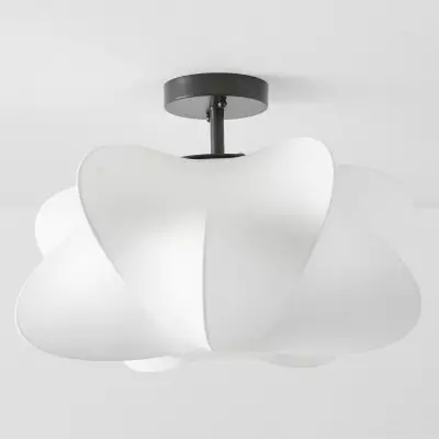 Jaxorix Wabi Sabi White Silkworm Cocoon Ceiling Light