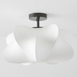 Jaxorix Wabi Sabi White Silkworm Cocoon Ceiling Light