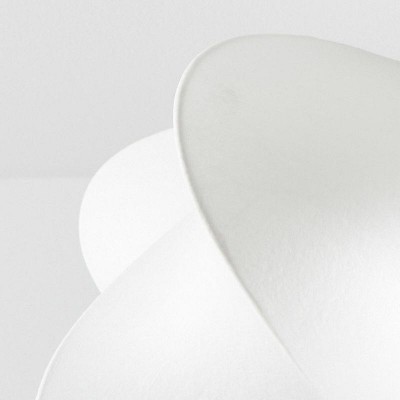 Jaxorix Wabi Sabi White Silkworm Cocoon Ceiling Light