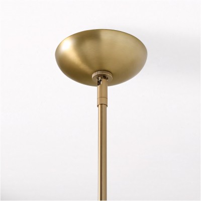 Lytharix Gold 6 Light White Glass Globe Chandelier Lytharix Gold 6 Light White Glass Globe Chandelier
