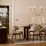 Lytharix Gold 6 Light White Glass Globe Chandelier