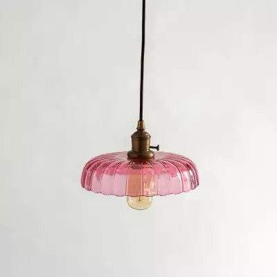 Oryndar Antique Cut Glass Bowl Pendant Light
