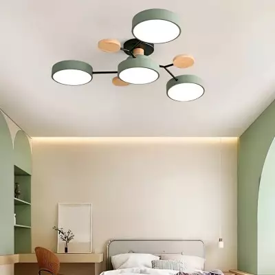 Phelith Scandinavian Round Molecule Branch Led Ceiling Light Phelith Scandinavian Round Molecule Branch Led Ceiling Light
