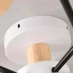 Phelith Scandinavian Round Molecule Branch Led Ceiling Light