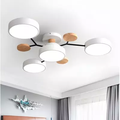 Phelith Scandinavian Round Molecule Branch Led Ceiling Light Phelith Scandinavian Round Molecule Branch Led Ceiling Light