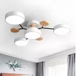 Phelith Scandinavian Round Molecule Branch Led Ceiling Light