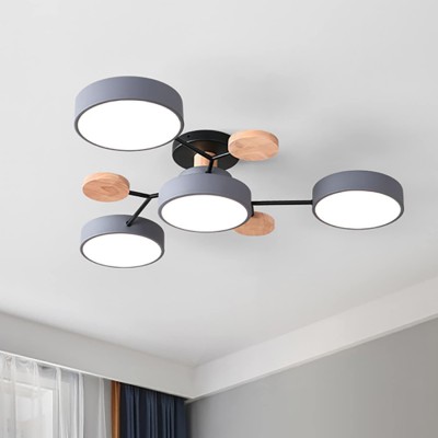 Phelith Scandinavian Round Molecule Branch Led Ceiling Light Phelith Scandinavian Round Molecule Branch Led Ceiling Light