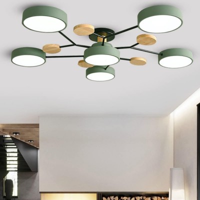 Phelith Scandinavian Round Molecule Branch Led Ceiling Light Phelith Scandinavian Round Molecule Branch Led Ceiling Light