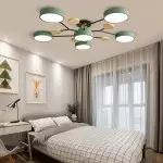 Phelith Scandinavian Round Molecule Branch Led Ceiling Light