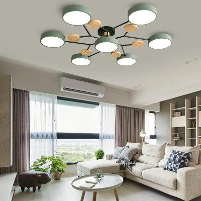 Phelith Scandinavian Round Molecule Branch Led Ceiling Light Phelith Scandinavian Round Molecule Branch Led Ceiling Light