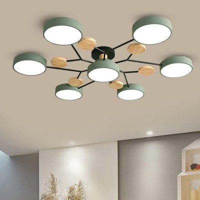 Phelith Scandinavian Round Molecule Branch Led Ceiling Light Phelith Scandinavian Round Molecule Branch Led Ceiling Light