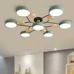 Phelith Scandinavian Round Molecule Branch Led Ceiling Light