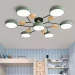 Phelith Scandinavian Round Molecule Branch Led Ceiling Light