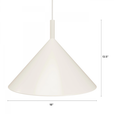 Quyron Nordic ‎Minimalist Iron Tapered Pendant Light