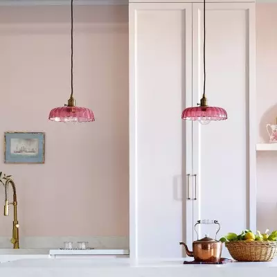 Oryndar Antique Cut Glass Bowl Pendant Light Oryndar Antique Cut Glass Bowl Pendant Light