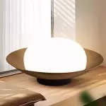 Uthar 3 Light Led Wood Color Round Pendant Light