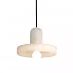 Vyndorix Farmhouse Hat Shaped Alabaster Pendant Light Vyndorix Farmhouse Hat Shaped Alabaster Pendant Light