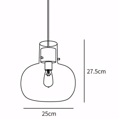 Dravon Minimalist Amber Glass Bottle Pendant Light Dravon Minimalist Amber Glass Bottle Pendant Light