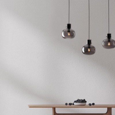 Dravon Minimalist Amber Glass Bottle Pendant Light Dravon Minimalist Amber Glass Bottle Pendant Light