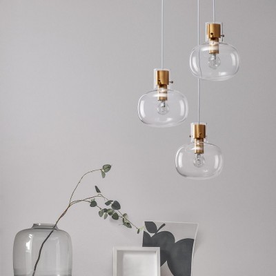 Dravon Minimalist Amber Glass Bottle Pendant Light Dravon Minimalist Amber Glass Bottle Pendant Light