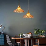 Olyx Amber Textured Glass Pot Lid Pendant Light