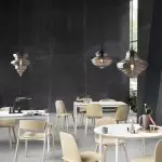 Helix Modern Glass Spool Pendant Light