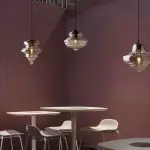 Helix Modern Glass Spool Pendant Light