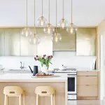 Kymar Mid Century 7-Lights Linear Cluster Globe Pendant Light