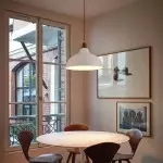 Zarek ‎Minimalist Walnut Wrought Iron Bowl Shaped Pendant Light