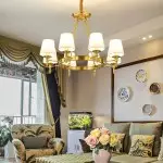 Yasmin Antique Brass Wagon Wheel Chandelier