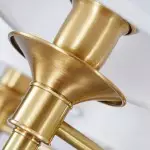 Yasmin Antique Brass Wagon Wheel Chandelier