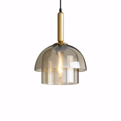 Loxis Multi Layer Dome Glass Pendant Light Loxis Multi Layer Dome Glass Pendant Light