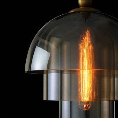 Loxis Multi Layer Dome Glass Pendant Light Loxis Multi Layer Dome Glass Pendant Light