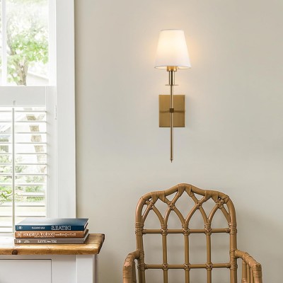 Sylos Classic Cloth Shade Wall Sconces Sylos Classic Cloth Shade Wall Sconces