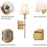 Sylos Classic Cloth Shade Wall Sconces